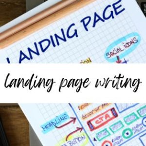 landing page writing