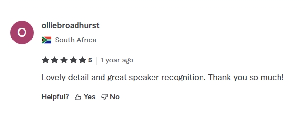 transcription testimonial 1